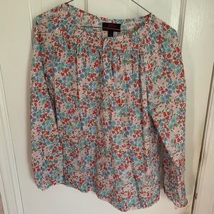 JCREW Floral Blouse